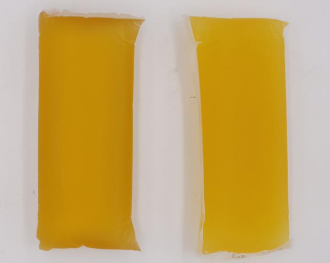 위생 제품 아기 기저귀를 위한 노란 투명한 단단한 뜨거운 용해 접착제 0
